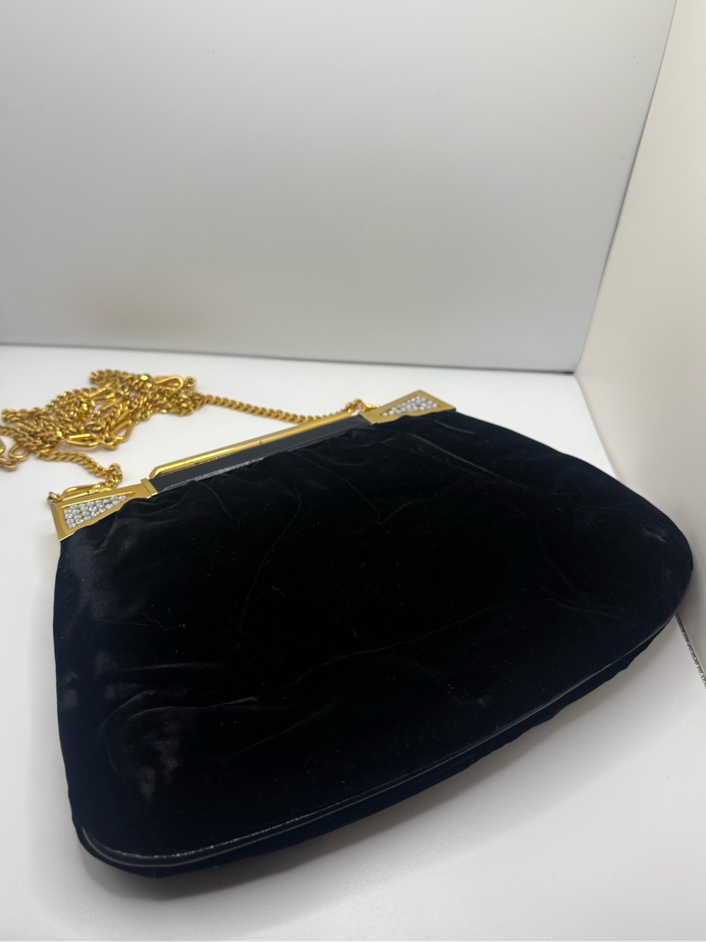Vintage Neiman Marcus Clutch “Made in Italy” With Rhinestones